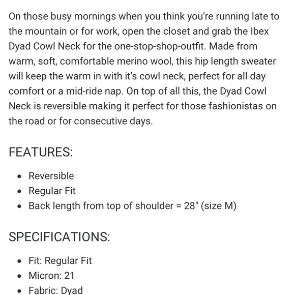 Ibex Women’s Dyad Merino Wool Cowl-neck Sweater - Picture 8 of 8